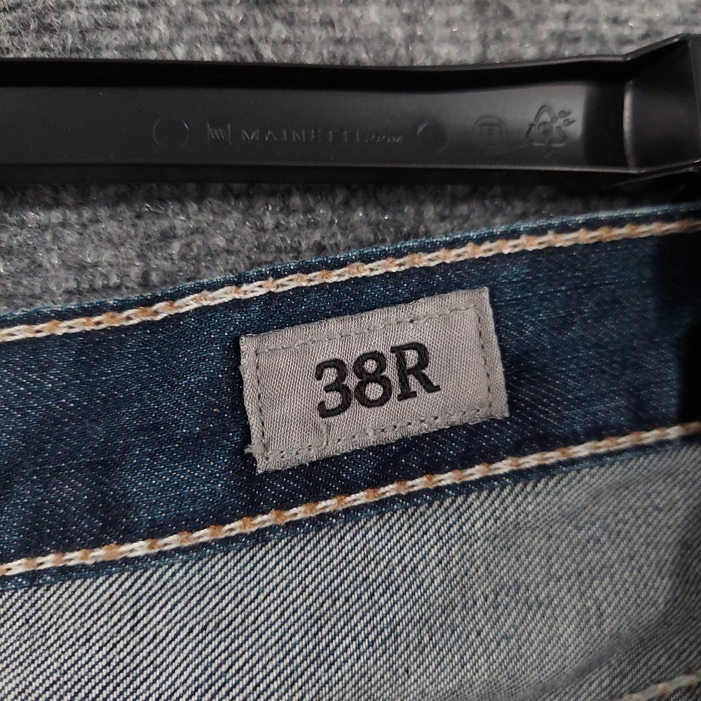 BKE Tyler Straight Jeans Mens Fits 38x28 Relaxed Straight Distress Thick Stitch‎ - Picture 4 of 11